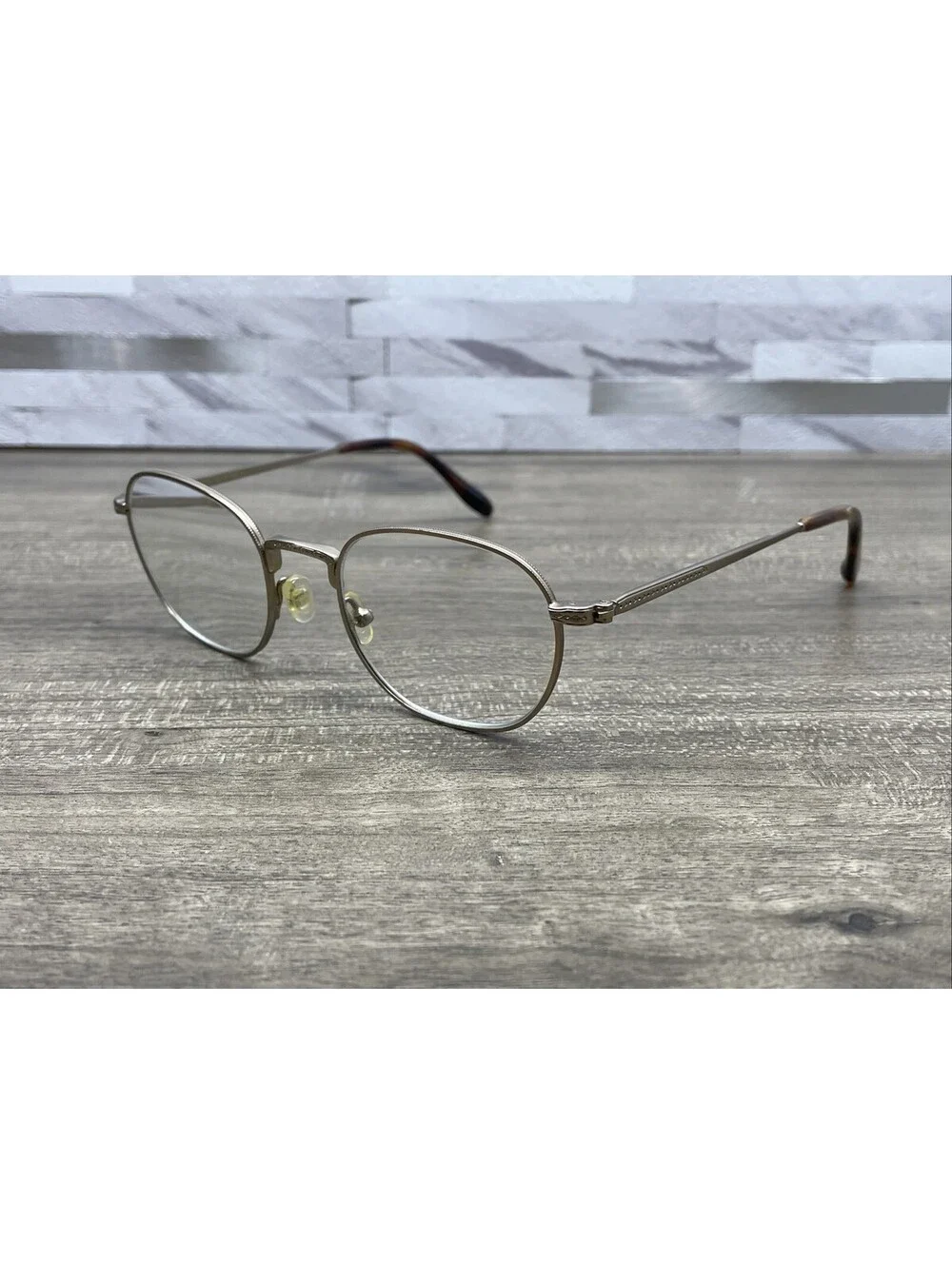 Badgley Mischka Eyeglasses Frames Only, Carter, 48-20-145, Antique Gold